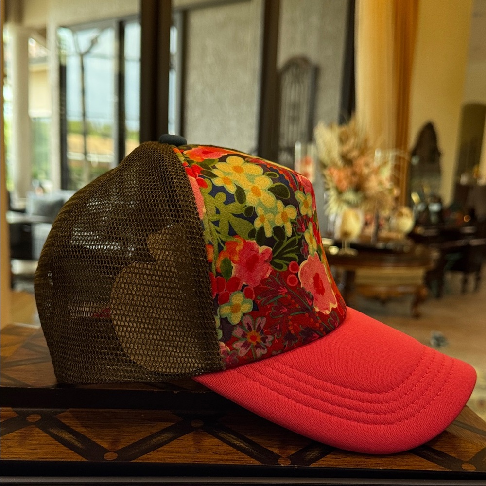 NATURAL LIFE Floral Trucker Hat - Picture 2 of 4